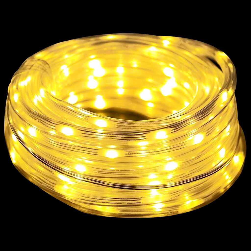 Lichtseil mit 120 LEDs Warmes Weiß 5 m PVC