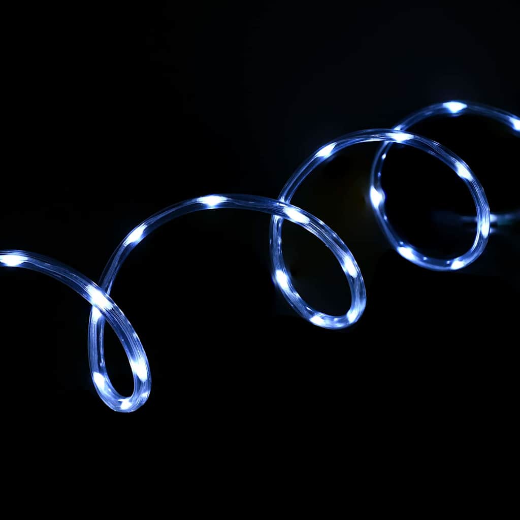 Lichtseil mit 240 LEDs Kaltweiß 10 m PVC