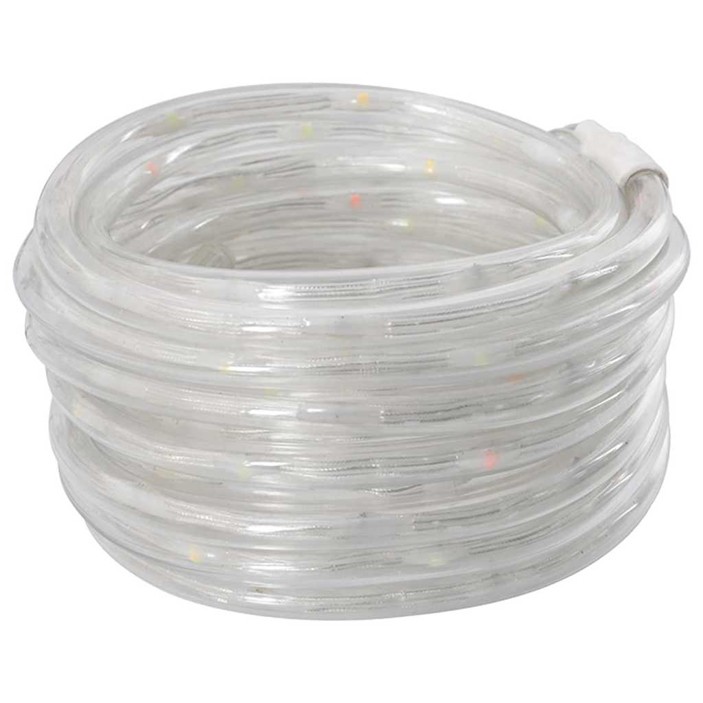 Lichtseil mit 240 LEDs Kaltweiß 10 m PVC