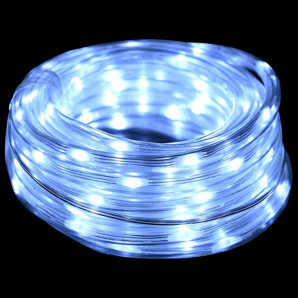 Lichtseil mit 240 LEDs Kaltweiß 10 m PVC