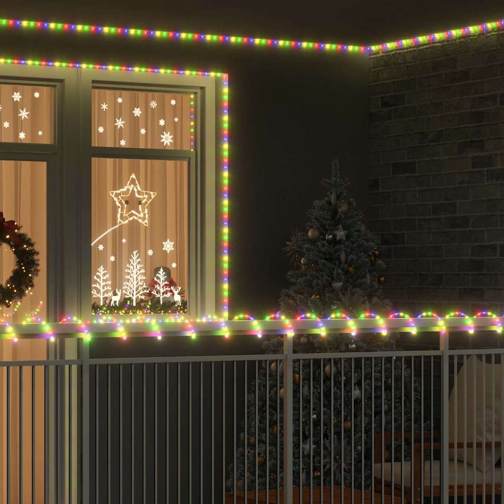 Lichtseil mit 480 LEDs Mehrfarbig 20 m PVC