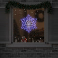 Weihnachts Schneeflocke Blau 55,5 x 55,5 x 0,75 cm PVC