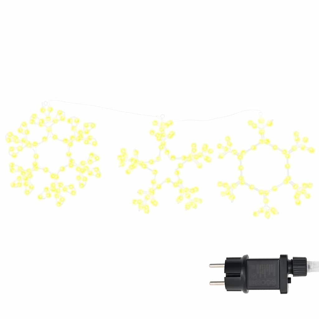 Weihnachtsschneemann mit 252 LEDs Warmes Weiß 44,5 x 38 cm PVC
