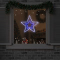 Weihnachtsstern mit 72 LEDs Kaltweiß 51,5 x 50 x 0,65 cm Eisen