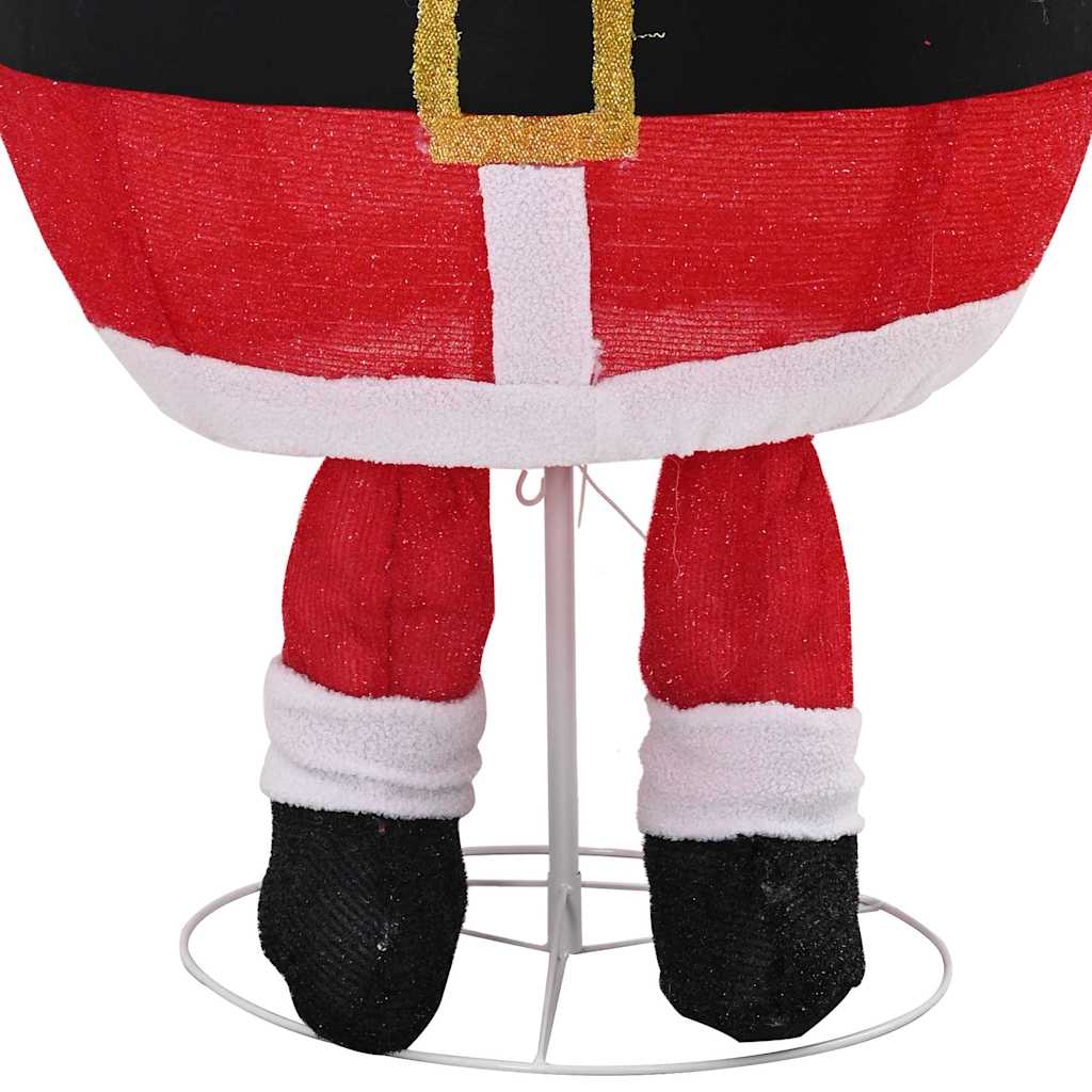 Weihnachtsmann mit 200 LEDs Warmes Weiß 100 x 180 cm Stoff