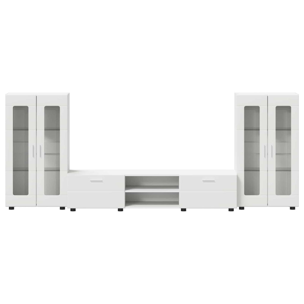 TV-Schrankset mit Schubladen FLORIN 3 pcs Weiß Holzwerkstoff