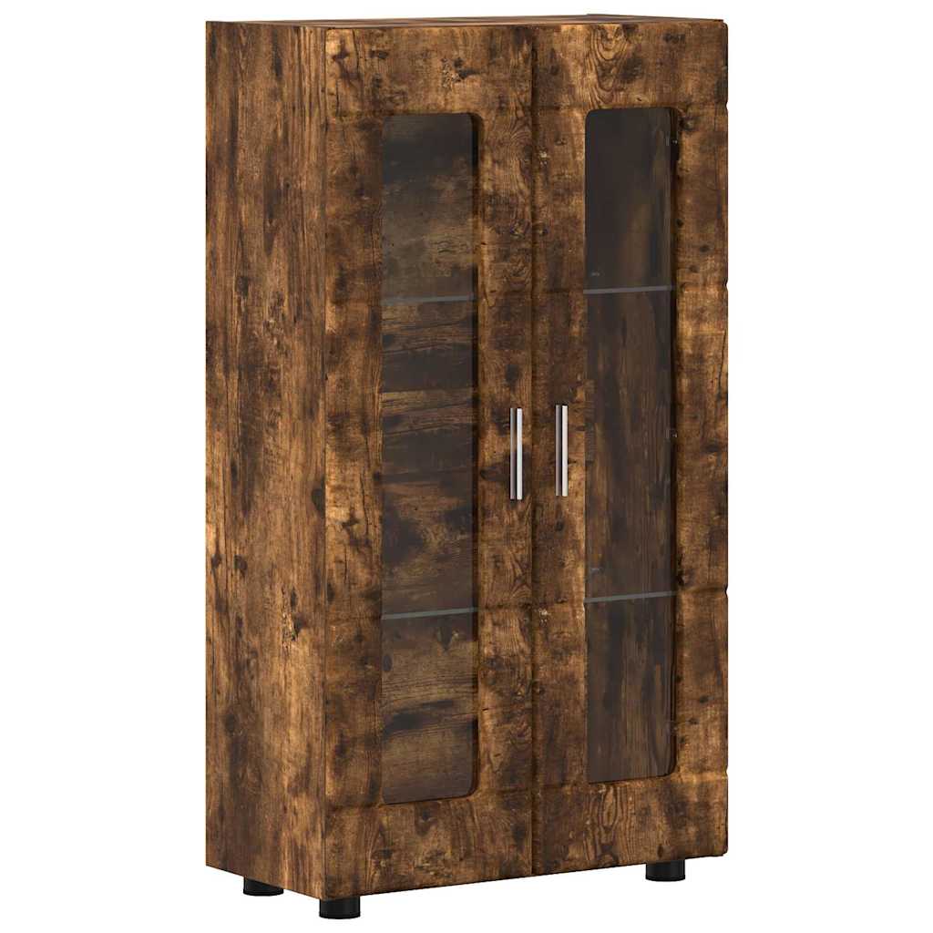 TV-Schrankset FLORIN 3 pcs Geräucherte Eiche Holzwerkstoff