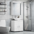 Badezimmermöbel-Set TULUM 2 pcs Weiß 60 x 34 x 63 cm