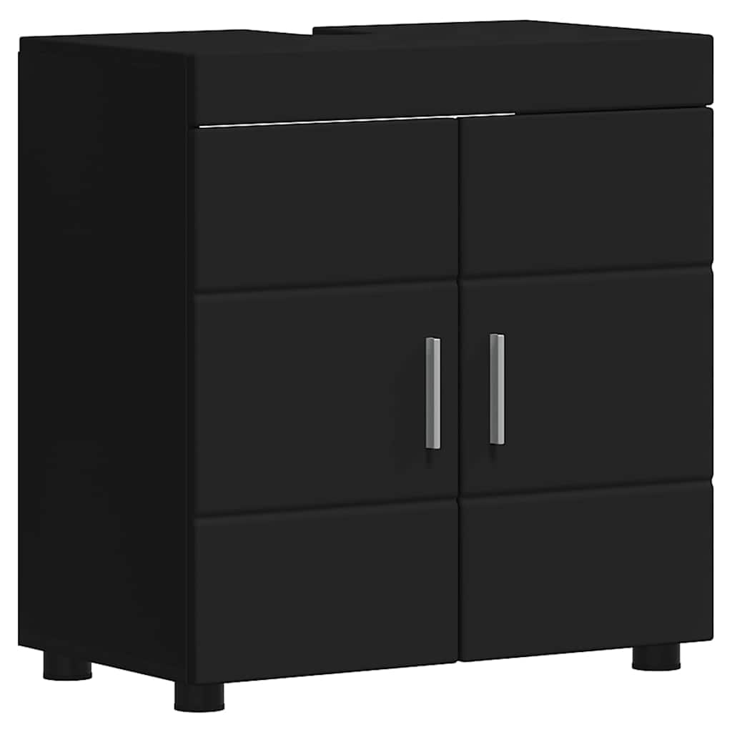 Badezimmermöbel-Set TULUM 2 pcs Schwarz 60 x 34 x 63 cm