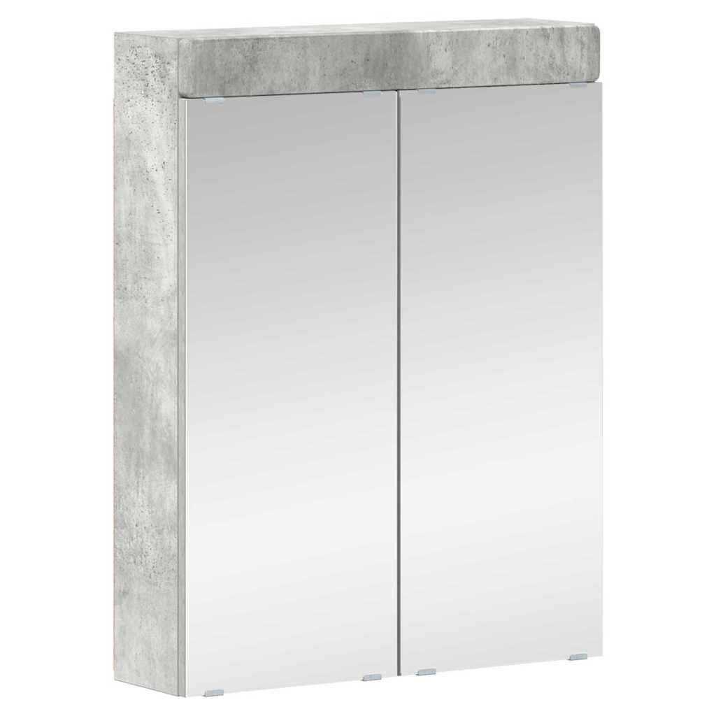 Badezimmermöbel-Set TULUM 2 pcs Beton Grau 60 x 34 x 63 cm