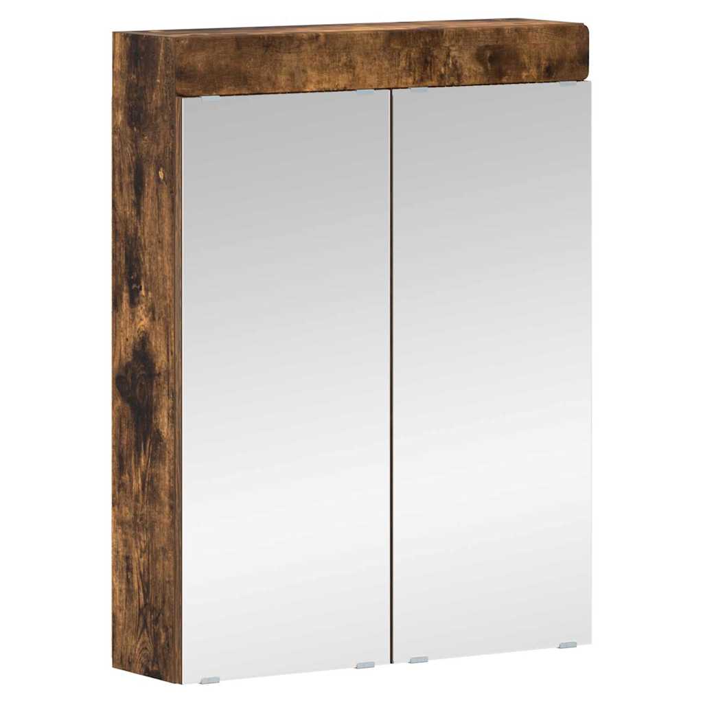 Badezimmermöbel-Set TULUM 2 pcs Geräucherte Eiche