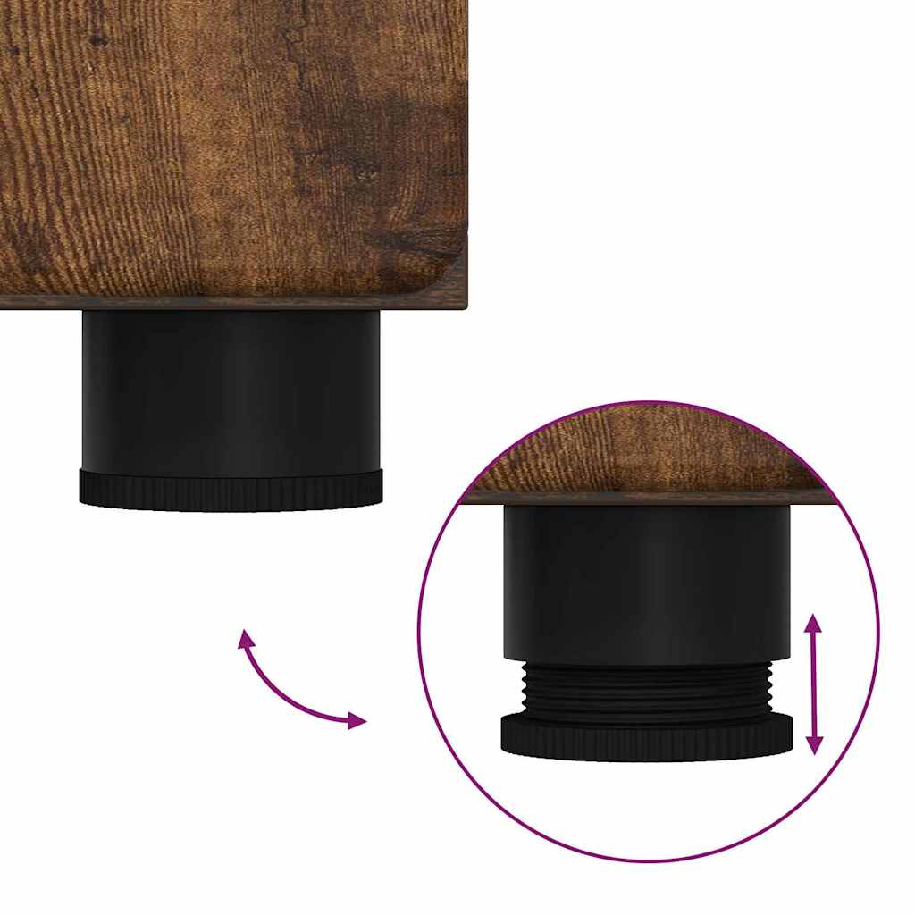 Badezimmermöbel-Set TULUM 2 pcs Geräucherte Eiche