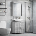 Badezimmermöbel-Set TULUM 2 pcs Graues Sonoma 60 x 34 x 63 cm