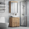 Badezimmermöbel-Set TULUM 2 pcs Artisan-Eiche 60 x 34 x 63 cm