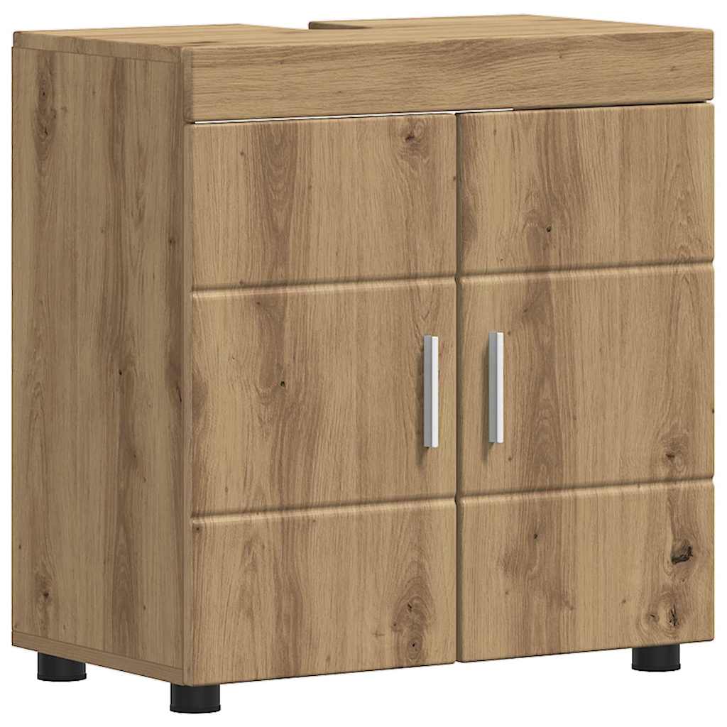 Badezimmermöbel-Set TULUM 2 pcs Artisan-Eiche 60 x 34 x 63 cm