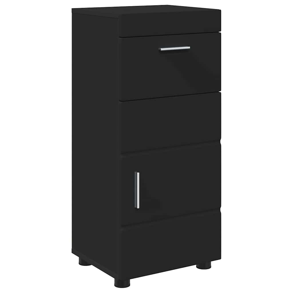 Badezimmermöbel-Set TULUM 4 pcs Schwarz 60 x 34 x 63 cm