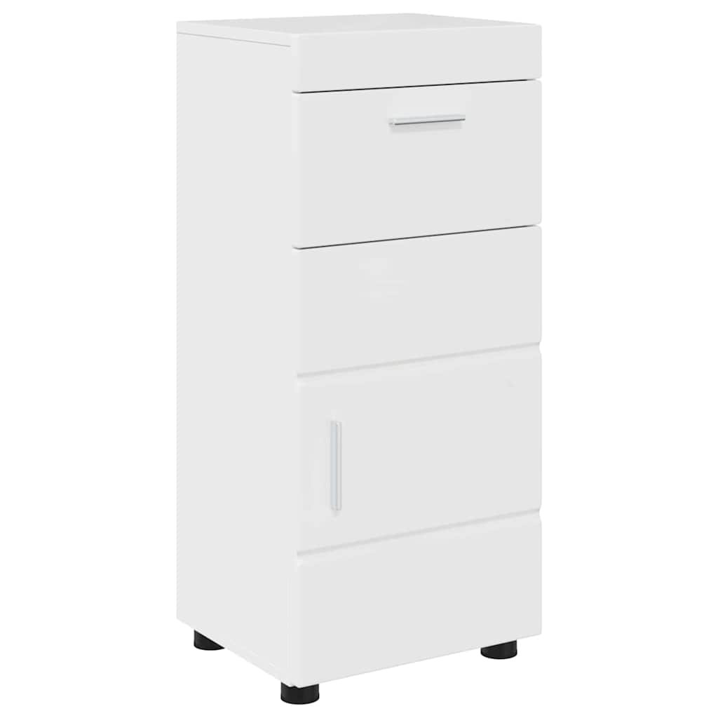 Badezimmermöbel-Set TULUM 4 pcs Hochglanz Weiß 60 x 34 x 63 cm