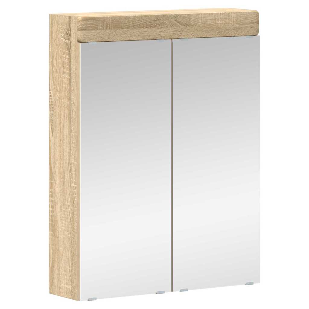 Badezimmermöbel-Set TULUM 5 pcs Sonoma-Eiche 60 x 34 x 63 cm