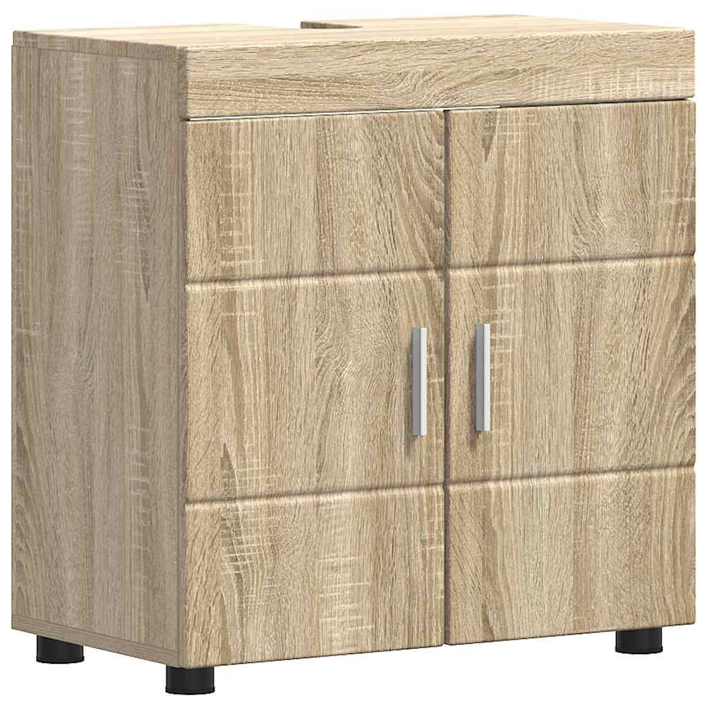 Badezimmermöbel-Set TULUM 5 pcs Sonoma-Eiche 60 x 34 x 63 cm