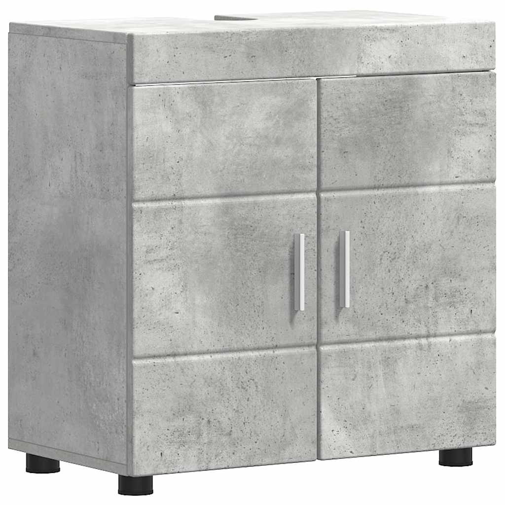 Badezimmermöbel-Set TULUM 5 pcs Beton Grau 60 x 34 x 63 cm