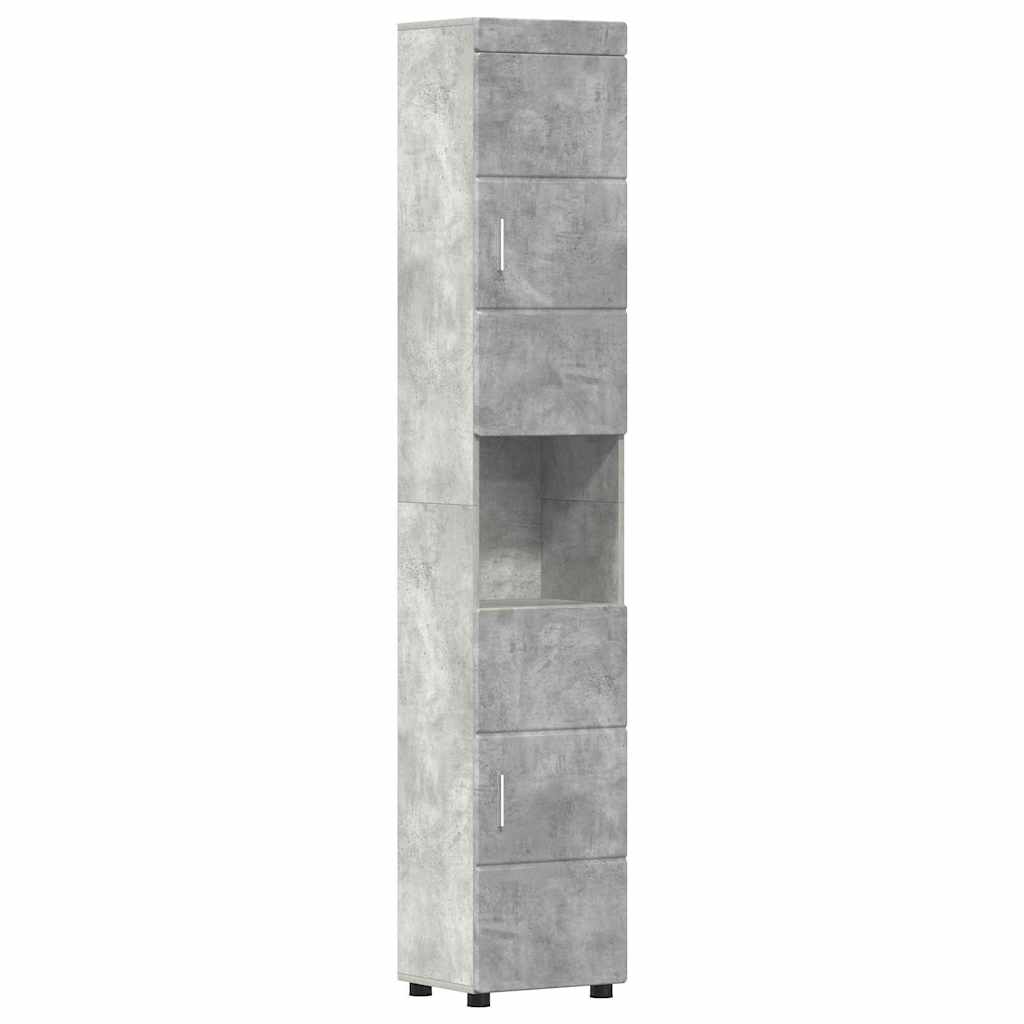 Badezimmermöbel-Set TULUM 5 pcs Beton Grau 60 x 34 x 63 cm