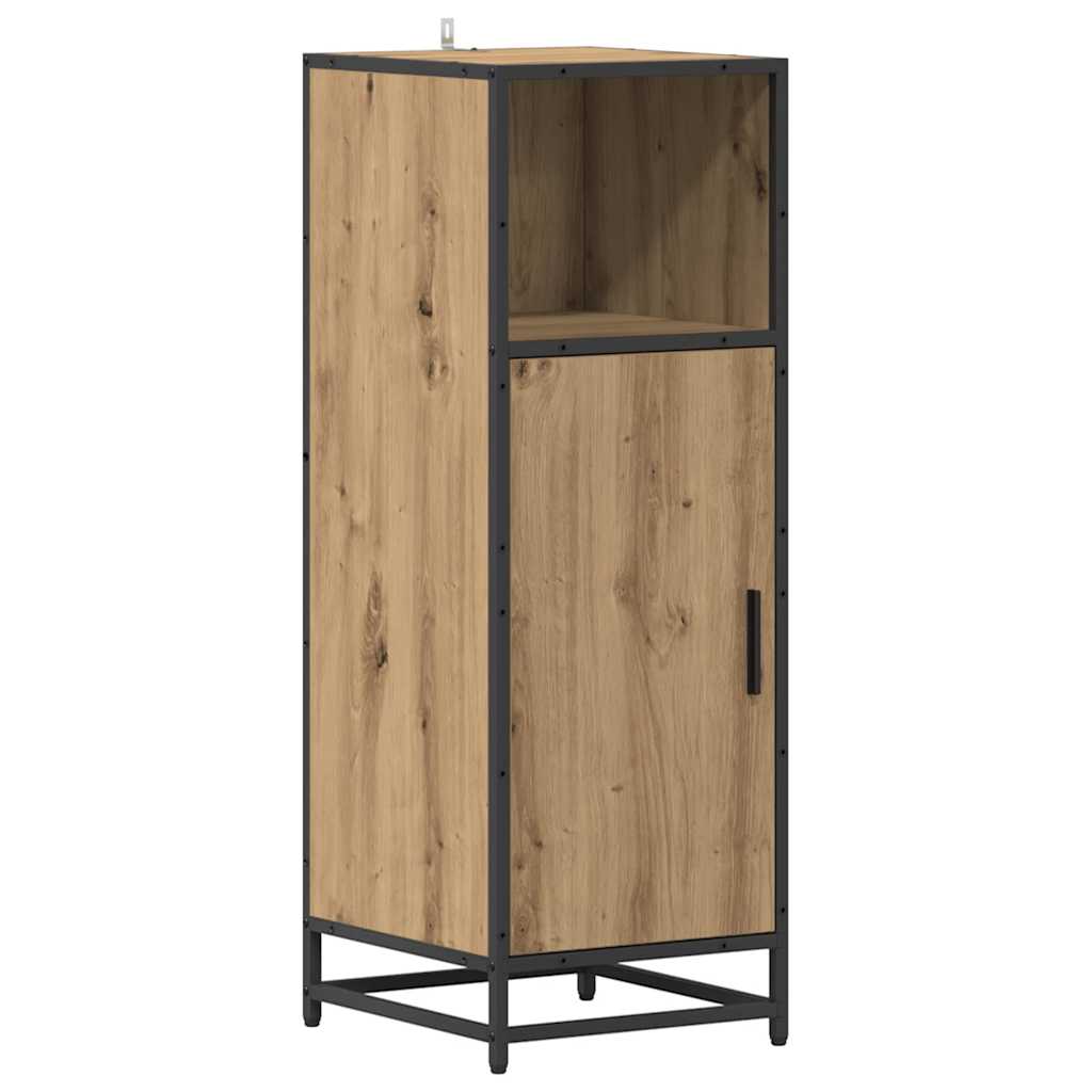 Badezimmermöbel-Set mit Regal 4 pcs Artisan-Eiche Holzwerkstoff