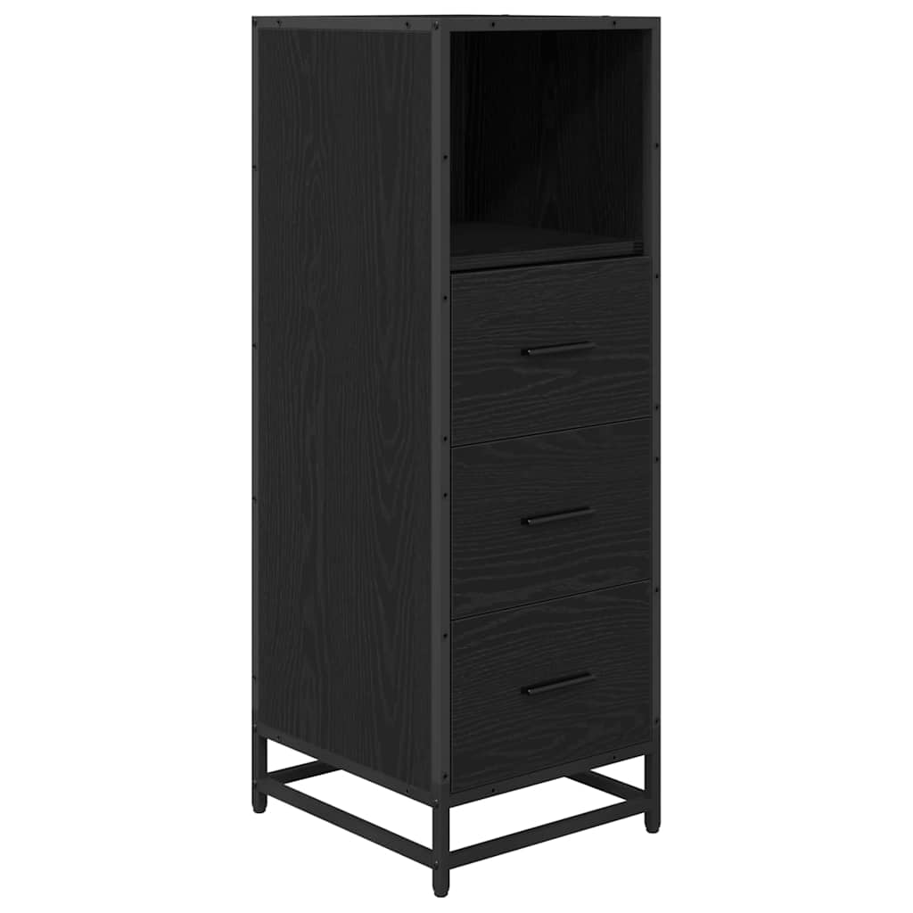 Badezimmermöbel-Set mit Schubladen 3 pcs Altholz Holzwerkstoff