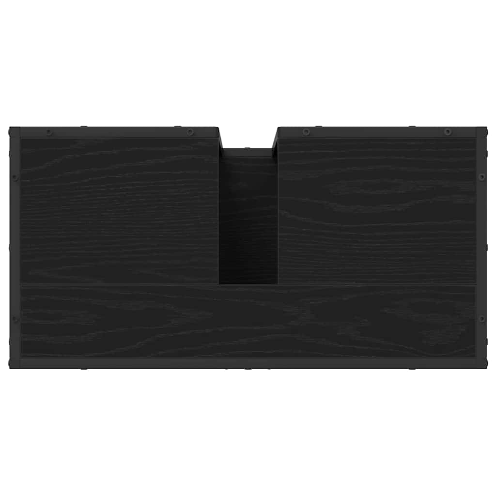 Badezimmermöbel-Set mit Regal 3 pcs Artisan-Eiche Holzwerkstoff