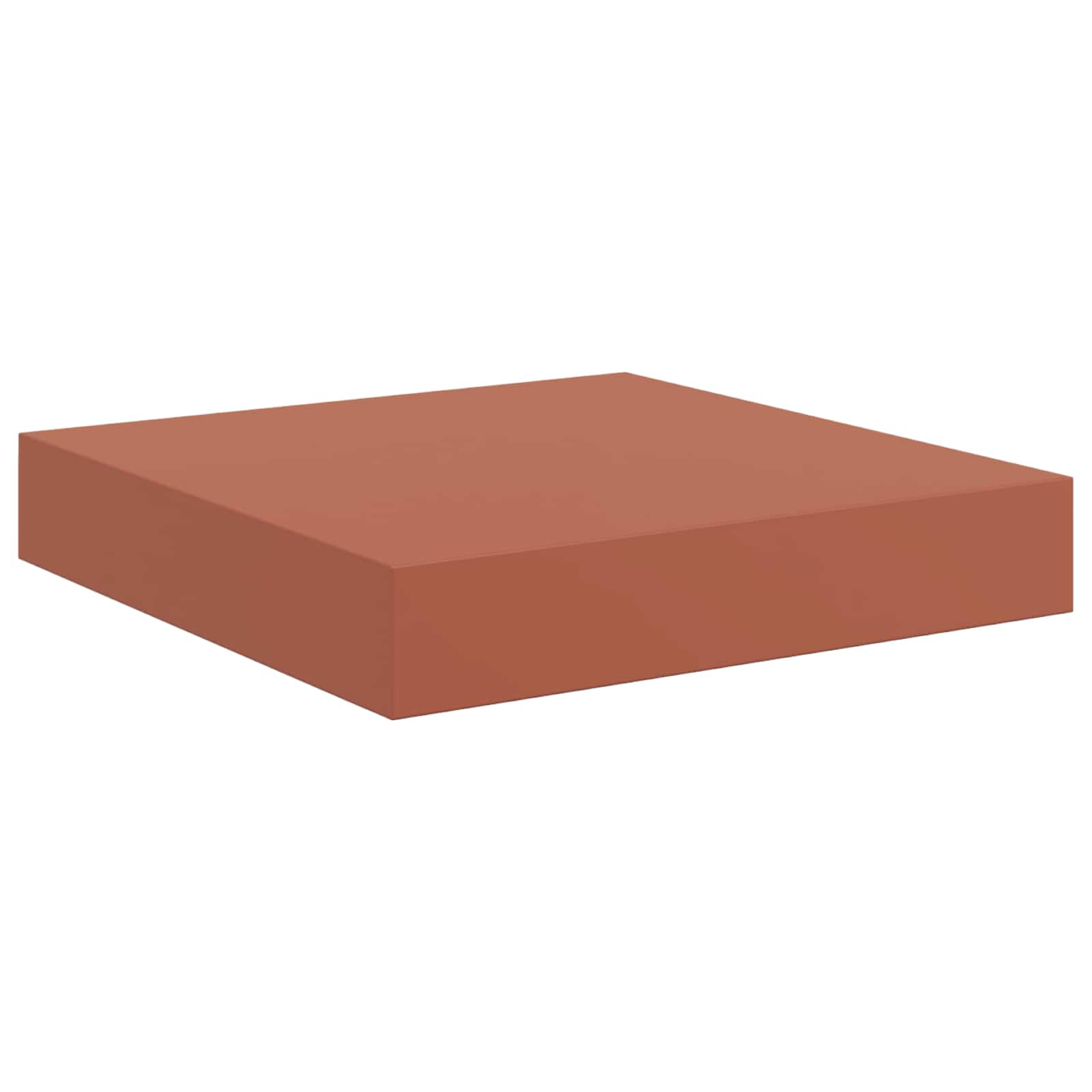 Wandregal Wandmontiert 4 pcs Rot 23 x 23,5 x 4 cm Holzwerkstoff
