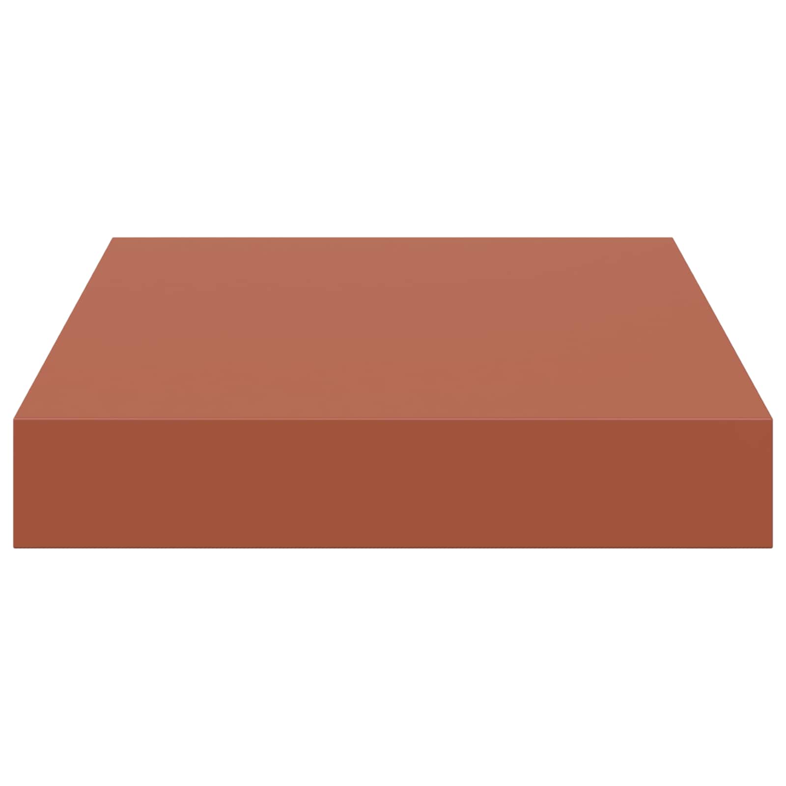 Wandregal Wandmontiert 4 pcs Rot 23 x 23,5 x 4 cm Holzwerkstoff