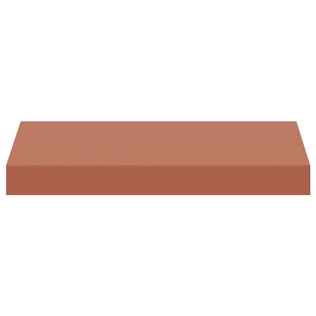 Wandregal Wandmontiert 2 pcs Rot 40 x 23,5 x 4 cm Holzwerkstoff