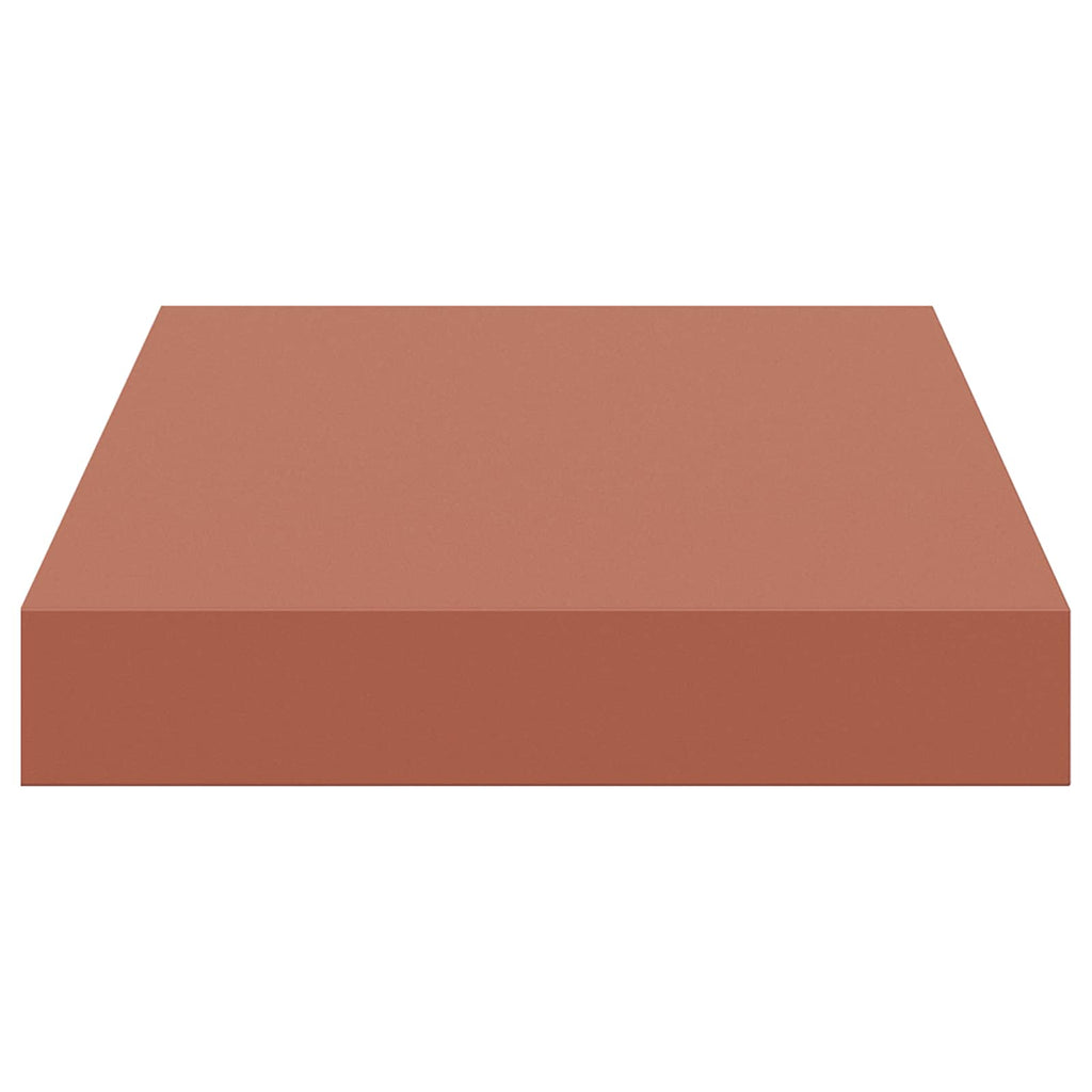 Wandregal Wandmontiert 2 pcs Rot 40 x 23,5 x 4 cm Holzwerkstoff