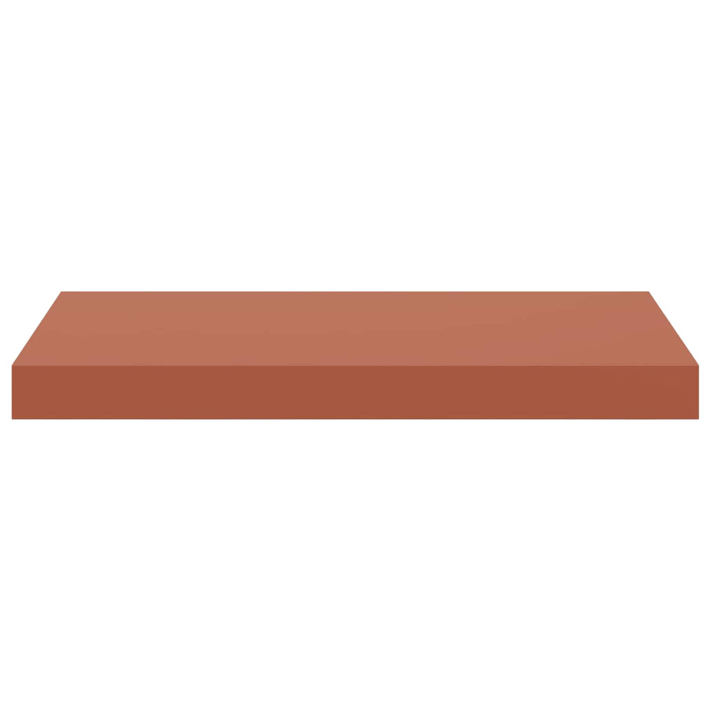 Wandregal Wandmontiert 2 pcs Rot 50 x 23 x 4 cm Holzwerkstoff