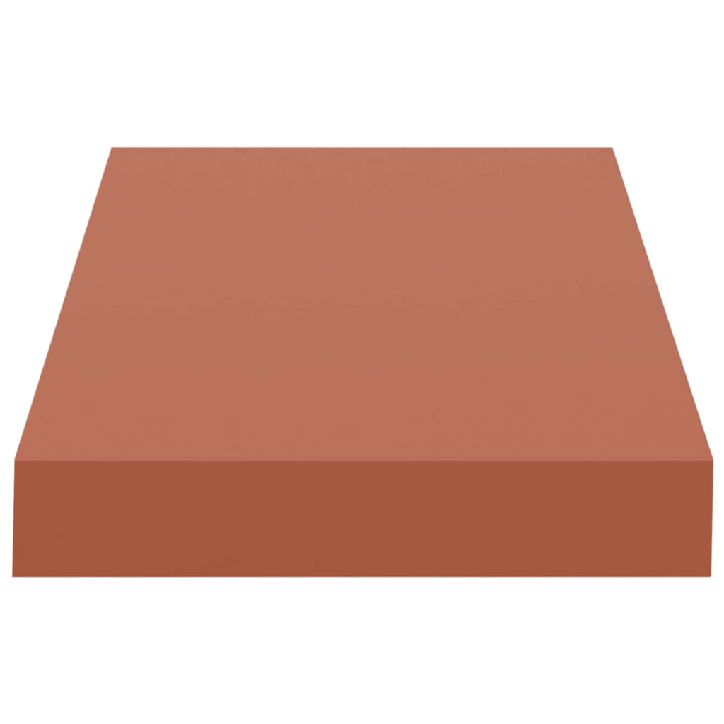 Wandregal Wandmontiert 2 pcs Rot 50 x 23 x 4 cm Holzwerkstoff