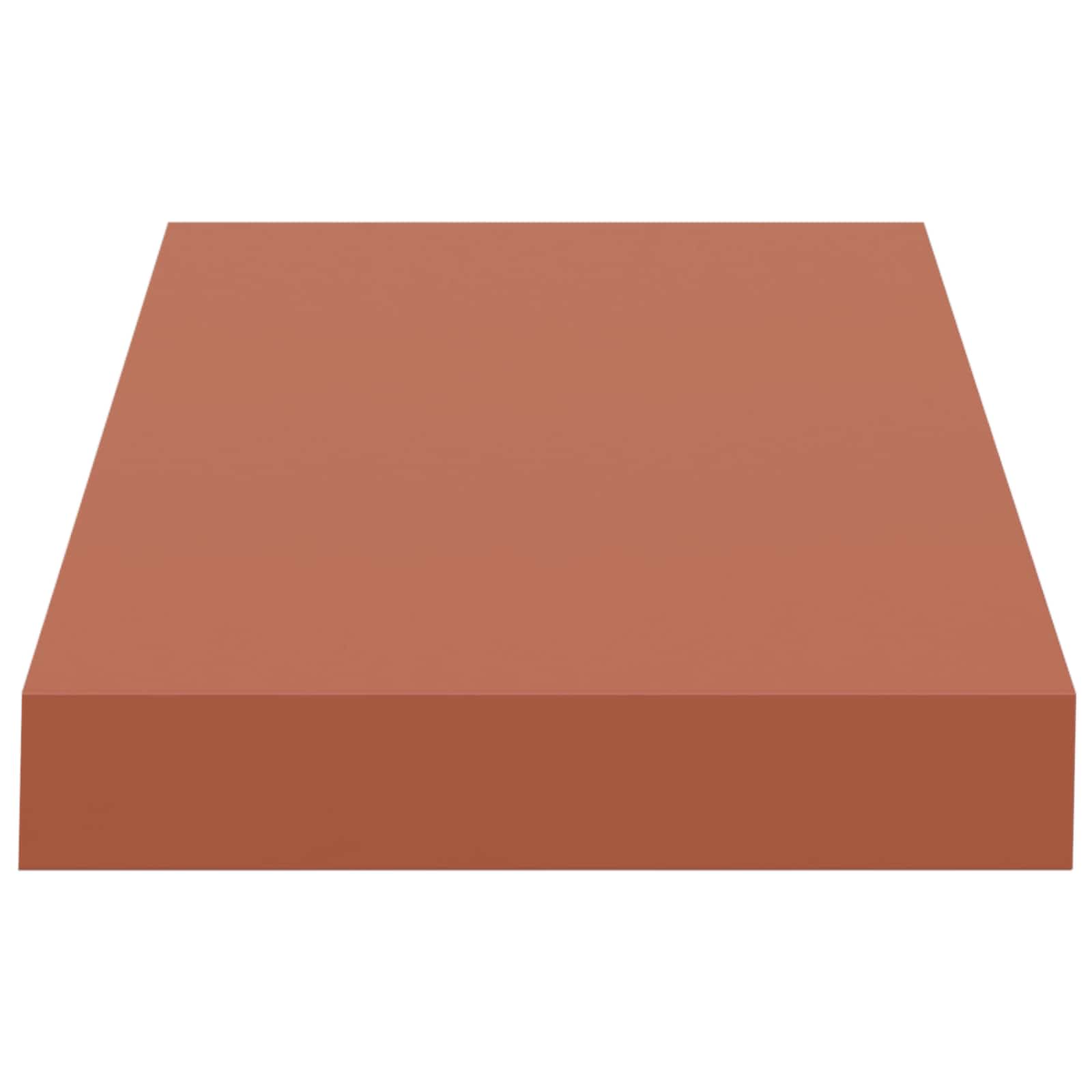 Wandregal Wandmontiert 2 pcs Rot 50 x 23 x 4 cm Holzwerkstoff