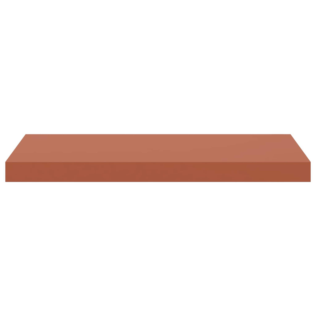 Wandregal Wandmontiert 2 pcs Rot 60 x 23 x 4 cm Holzwerkstoff