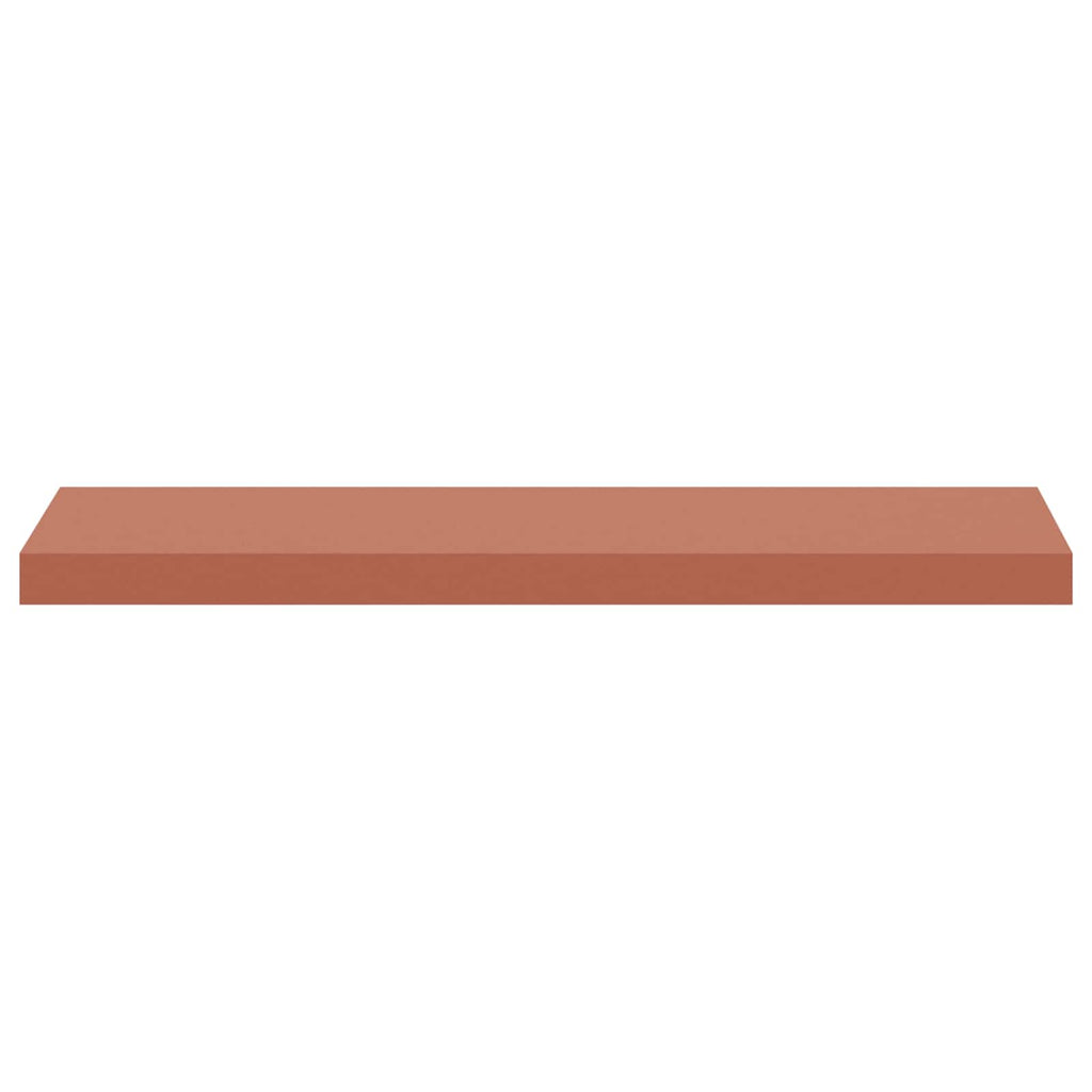 Wandregal Wandmontiert 2 pcs Rot 80 x 23,5 x 4 cm Holzwerkstoff
