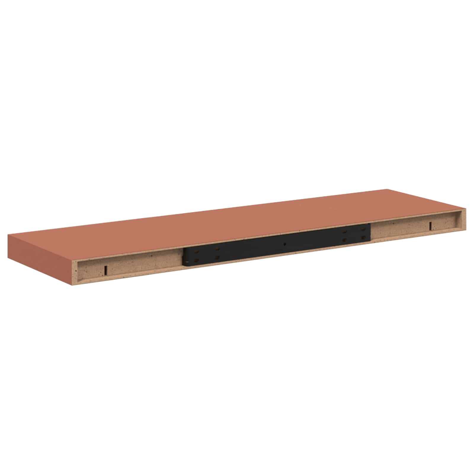 Wandregal Wandmontiert Rot 90 x 23,5 x 4 cm Holzwerkstoff
