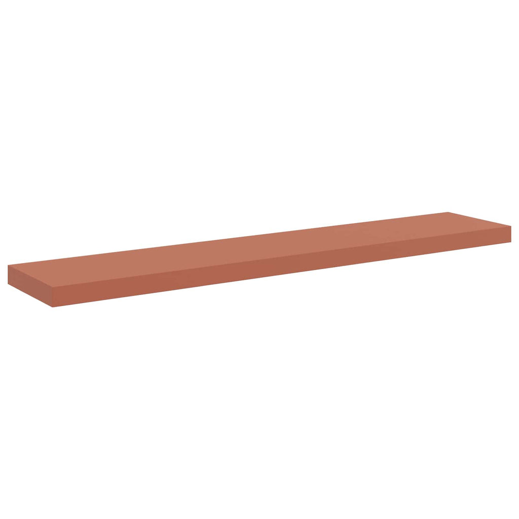 Wandregal Wandmontiert Rot 120 x 23,5 x 4 cm Holzwerkstoff
