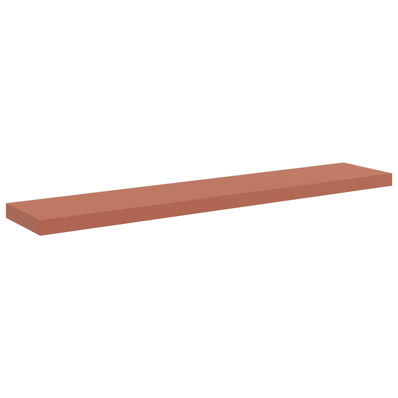 Wandregal 2 pcs Rot 120 x 23,5 x 4 cm Holzwerkstoff