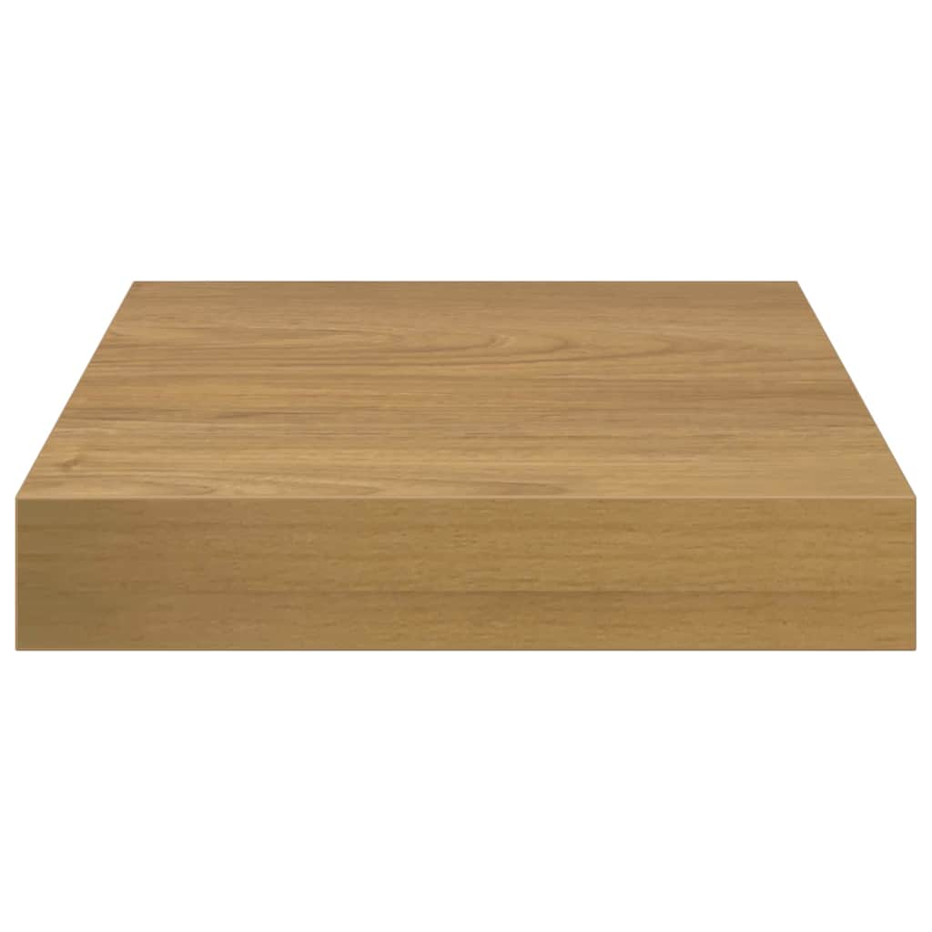 Wandregal 2 pcs Braun 23 x 23,5 x 4 cm Holzwerkstoff