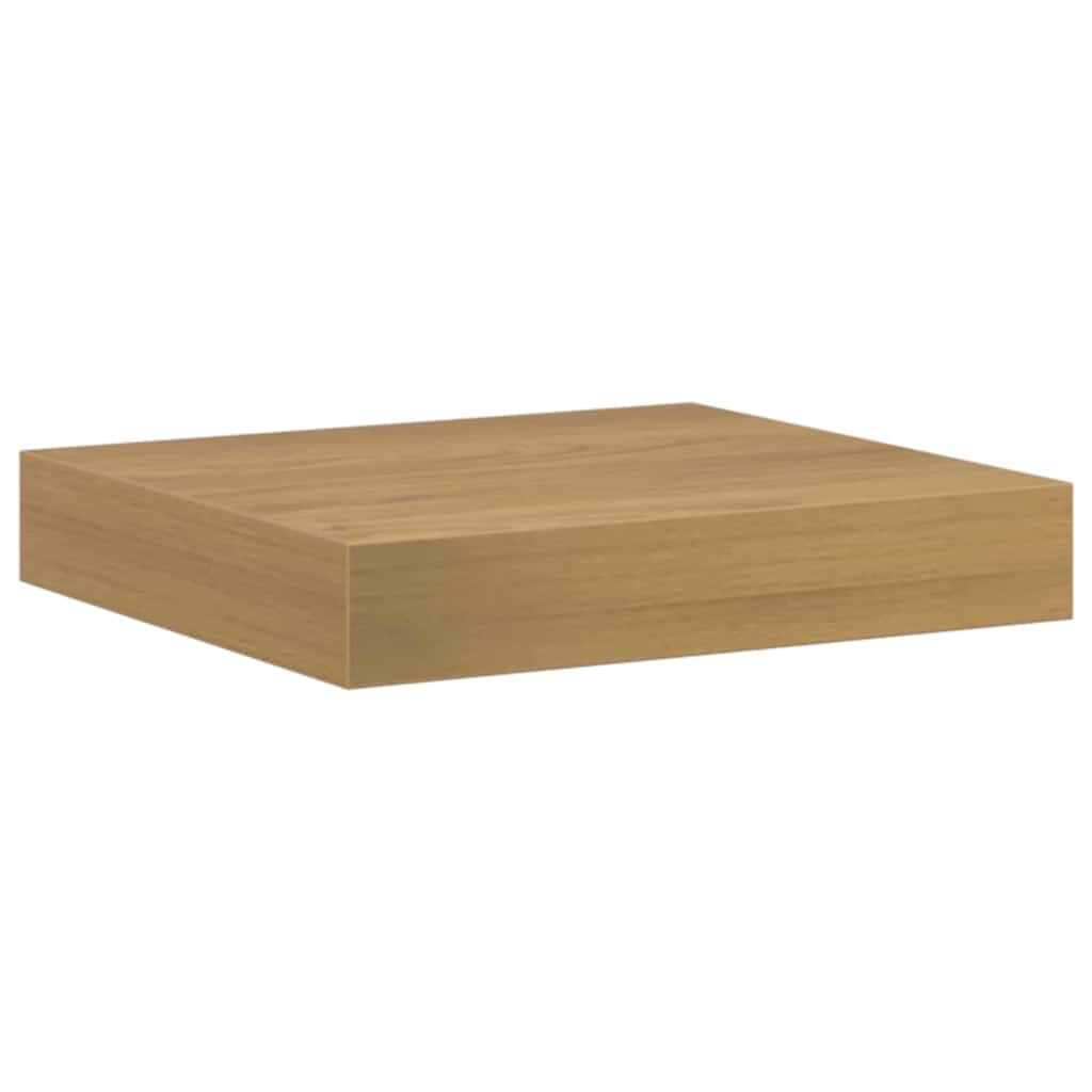 Wandregal 4 pcs Braun 23 x 23,5 x 4 cm Holzwerkstoff