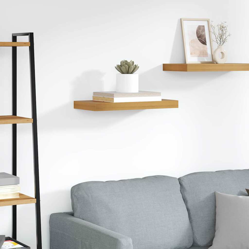 Wandregal Wandmontiert Braun 50 x 23 x 4 cm Holzwerkstoff