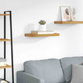 Wandregal Wandmontiert Braun 50 x 23 x 4 cm Holzwerkstoff