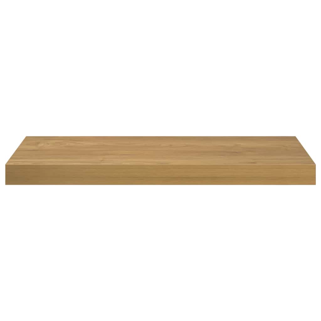 Wandregal Wandmontiert 2 pcs Braun 60 x 23 x 4 cm Holzwerkstoff