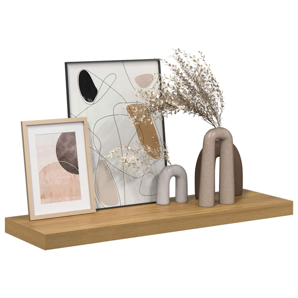 Wandregal Wandmontiert Braun 80 x 23,5 x 4 cm Holzwerkstoff
