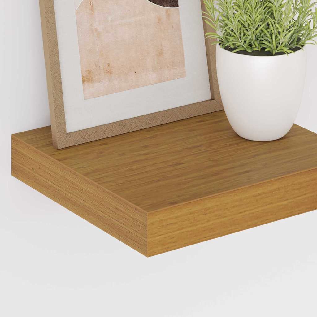 Wandregal 4 pcs Beige 23 x 23,5 x 4 cm Holzwerkstoff