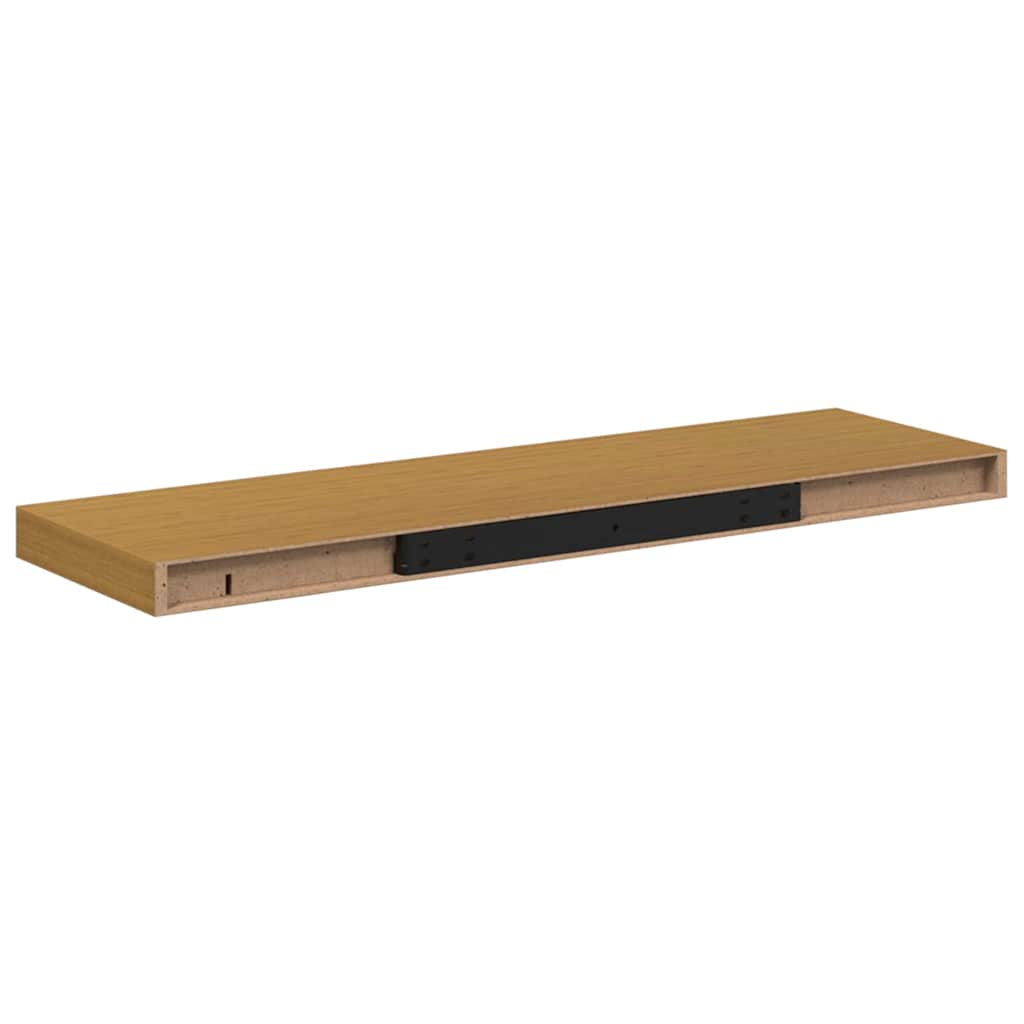 Wandregal 2 pcs Beige 80 x 23,5 x 4 cm Holzwerkstoff
