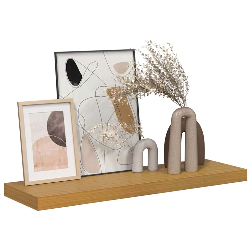 Wandregal Wandmontiert Beige 90 x 23,5 x 4 cm Holzwerkstoff