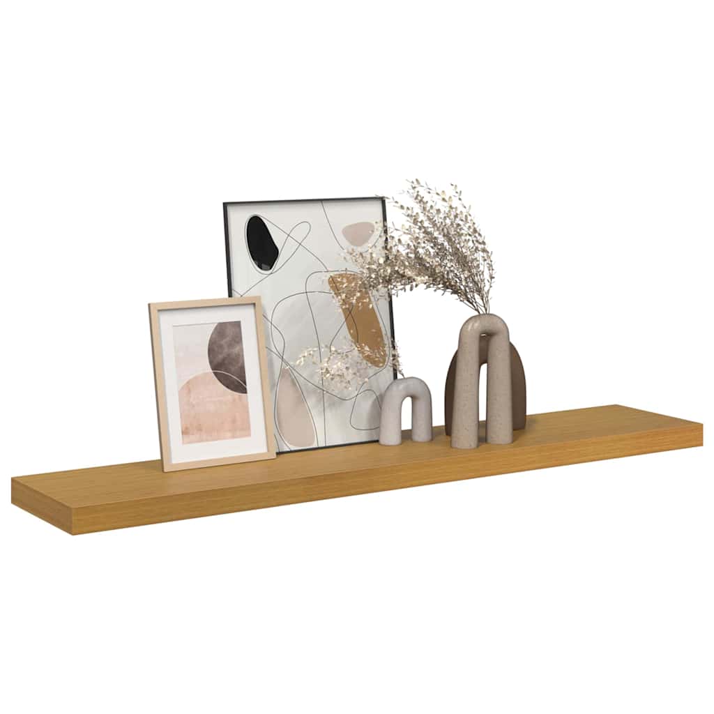 Wandregal Wandmontiert Beige 120 x 23,5 x 4 cm Holzwerkstoff